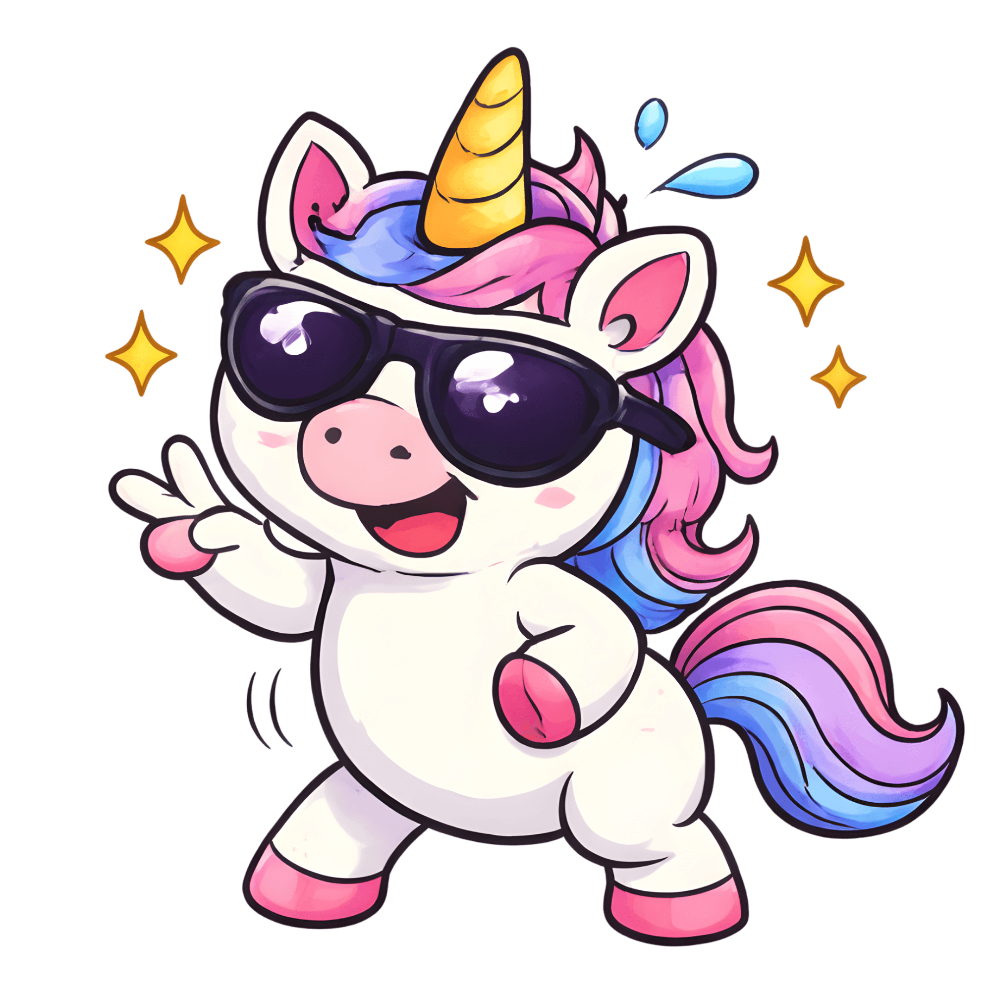 Cool Sunglasses Unicorn Unicorn Icon