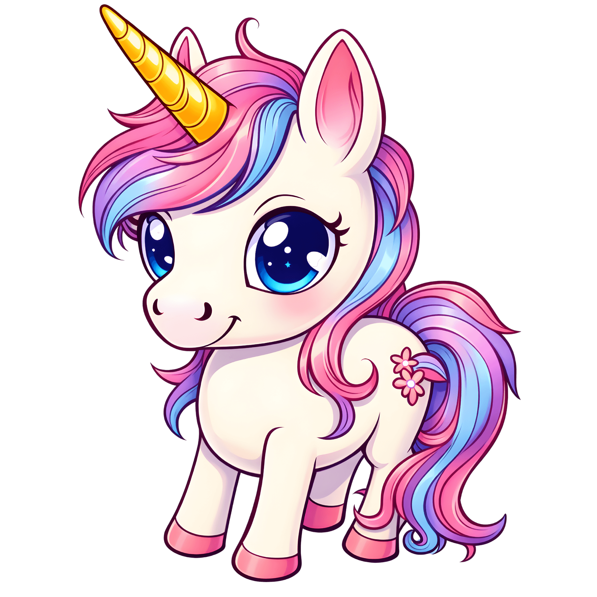 Cute Baby Unicorn Unicorn Icon