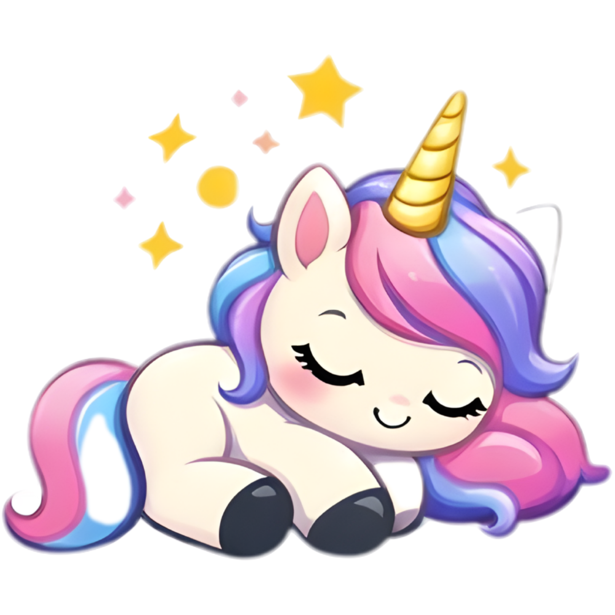 Sleepy Dreamy Unicorn Unicorn Icon