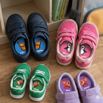 PairUp Shoe Name Labels