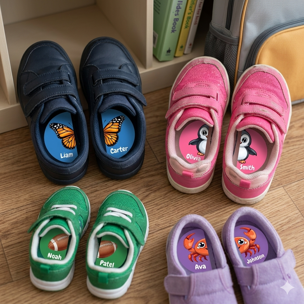 PairUp Shoe Name Labels - Image 2