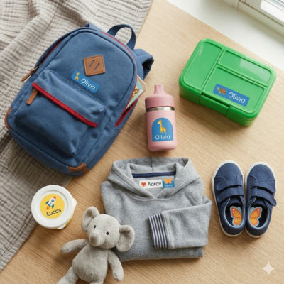 Preschool & Daycare Name Labels Combo Pack