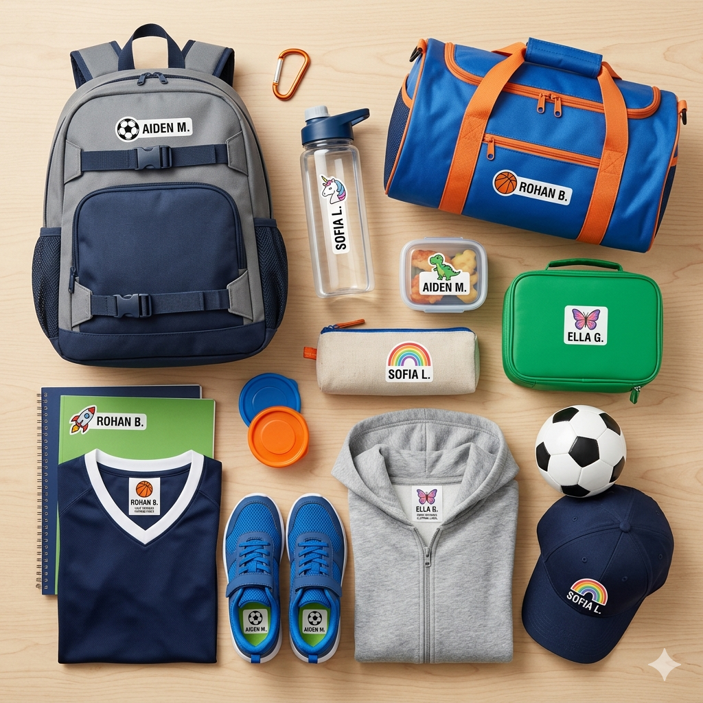 Ultimate Active Kids Name Labels Combo Pack