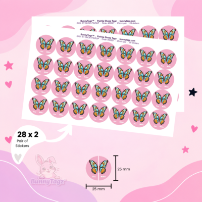 PairUp Shoe Name Labels | BunnyTagz.com