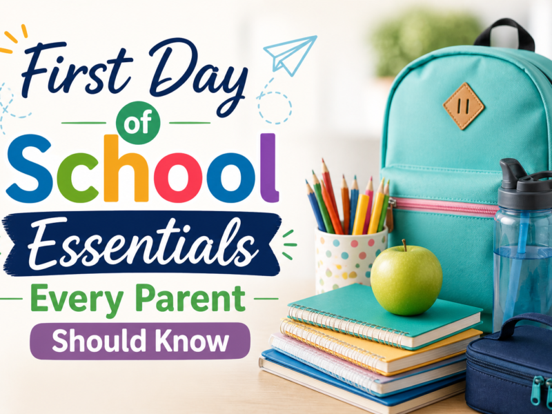 First Day of School Essentials Every Parent Should Know