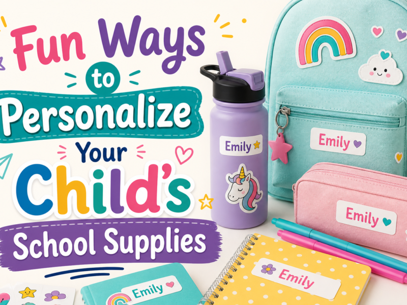 Fun Ways to Personalize Your Child’s School Supplies