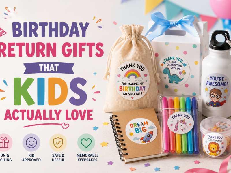 Birthday Return Gifts That Kids Actually Love