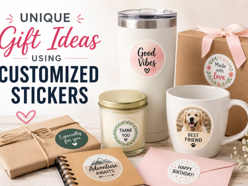 Unique Gift Ideas Using Customized Stickers