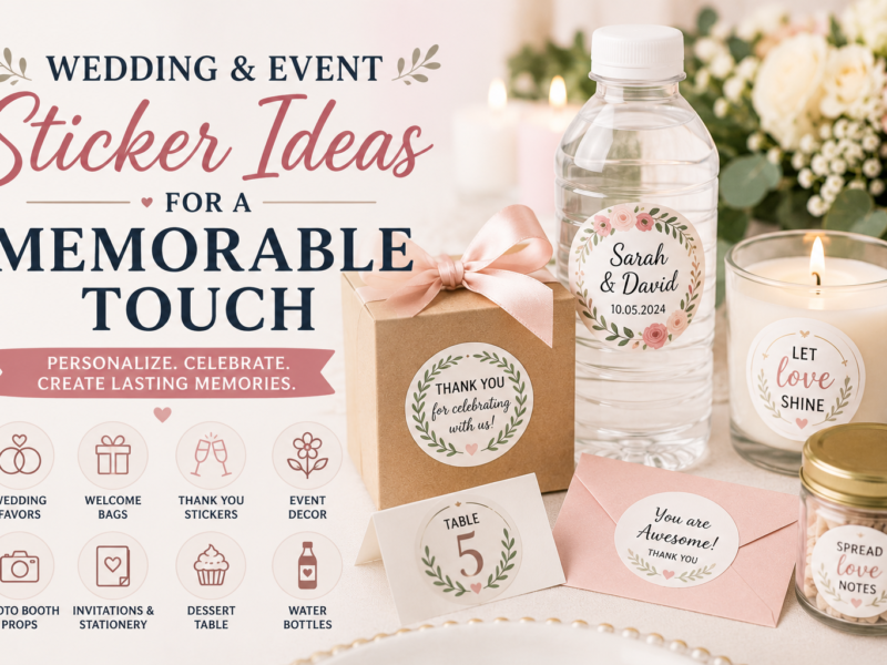 Wedding & Event Sticker Ideas for a Memorable Touch