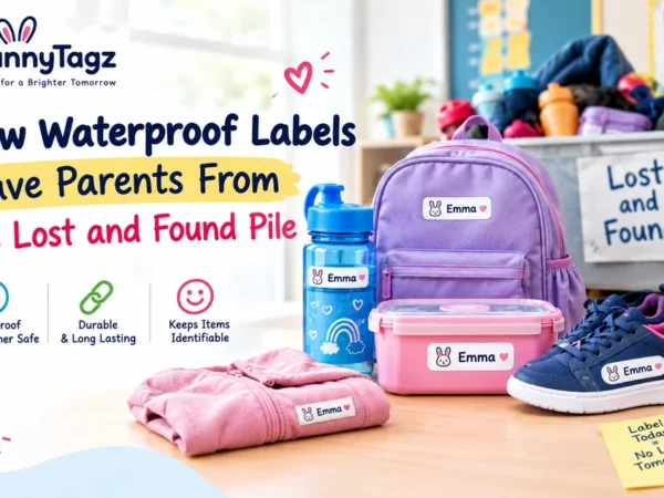How Waterproof Labels Save Parents From the Lost and Found Pile