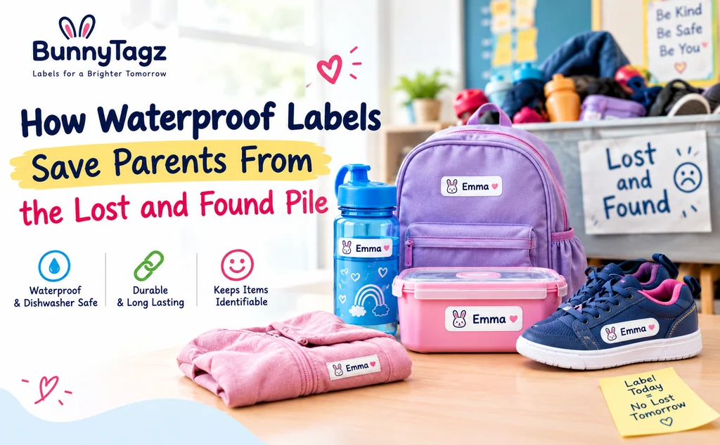 How Waterproof Labels Save Parents From the Lost and Found Pile